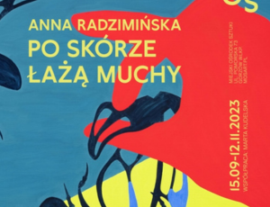 Wystawa Anny Radzimińskiej "Po skórze łażą muchy" z tekstem towarzyszącym Marty Kudelskiej